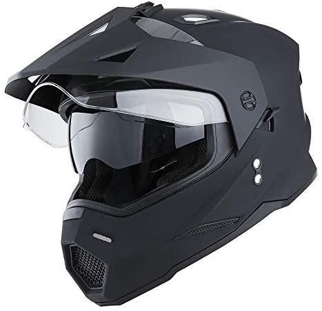 1Storm Dual Sport Motorcycle Motocross ATV Dirt Bike Off Road Full Face Helmet Dual Visor post thumbnail image