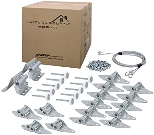 HardwareXsupply Garage Door Hinge Roller Bracket Hardware Tune Up Kit (7′ Height (16’x7′ or 18’x7′)) post thumbnail image