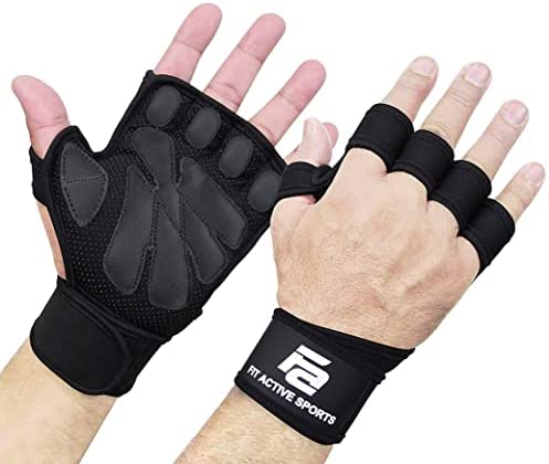 Fit Active Sports New Ventilated Weight Lifting Workout Gloves with Built-in Wrist Wraps for Men and Women – Great for Gym Fitness, Cross Training, Hand Support & Weightlifting. post thumbnail image