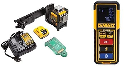 DEWALT 12V MAX Line Laser, 3 X 360, Green with Laser Measure Tool/Distance Meter, 100-Feet with Bluetooth (DW089LG & DW099S) post thumbnail image