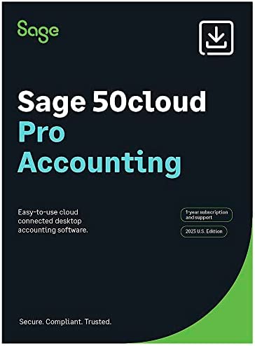 Sage 50cloud Pro Accounting 2023 U.S. 1-YR Subscription Business Accounting Software [PC Download] post thumbnail image