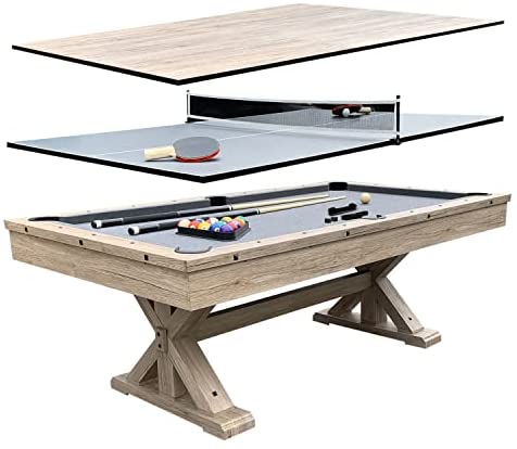 Freetime Fun 7-FT 3in1 Rockford Conversion Game Featuring Pool Table with Dining and Table Tennis Tables – Upgraded Accessories Kit Included post thumbnail image