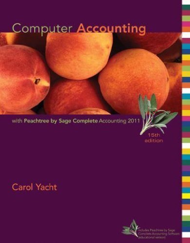 Computer Accounting With Peachtree Complete 2011, Release 19.0 post thumbnail image