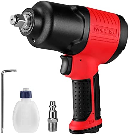 WORKPRO 1/2″ Drive Air Impact Wrench, Pneumatic Heavy Duty Impact Wrench, 880ft.lb Max Loosening Torque, 7500RPM, for Changing Tires, Auto Repair, Gift for Christmas, Birthday Anniversary post thumbnail image