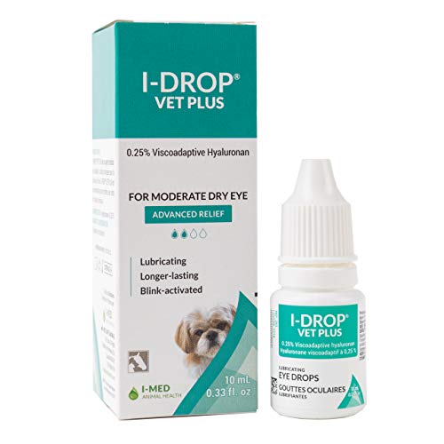 I-DROP VET PLUS Lubricating Eye Drops for Pets: for Acute or Seasonal Dry Eyes, Superior Comfort, Fewer Applications Needed, 0.25% Hyaluronan, Long-lasting Relief, Multidose Bottle, One Bottle (10 ml) post thumbnail image