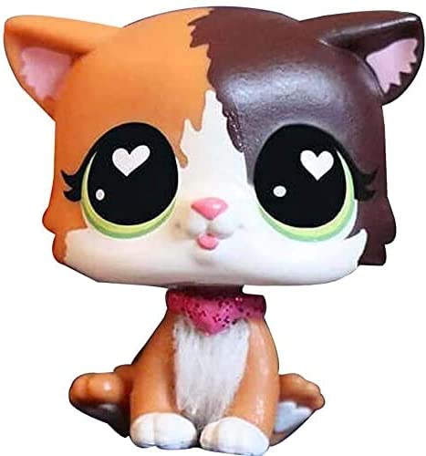 Littest Pet Shop LPS Orange Big Eye Cat Kitten Green Eyes Action Figures Kids Boys Girls Gift post thumbnail image