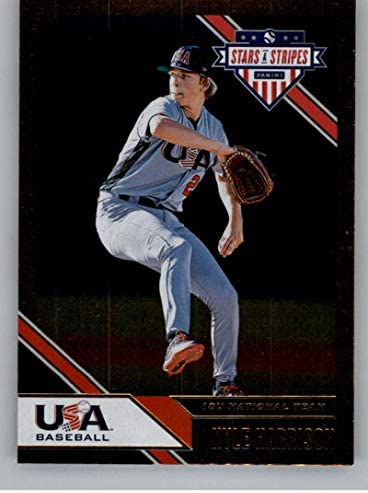 2020 Panini USA Stars and Stripes Retail Base #39 Kyle Harrison RC Rookie USA Baseball 18U National Team Baseball Trading Card post thumbnail image