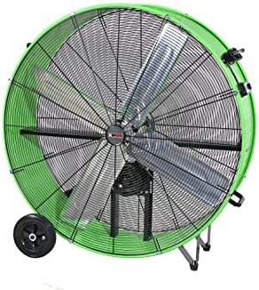 K Tool International 77746; 42 Inch Belt Drive Drum Fan with Easy Mobility Rubber Wheels, Ideal for Industrial, Garage or Barn, 2-Speed Control, Auto Overheat Cut-Off Protection, 14,800 Max CFM, Green post thumbnail image