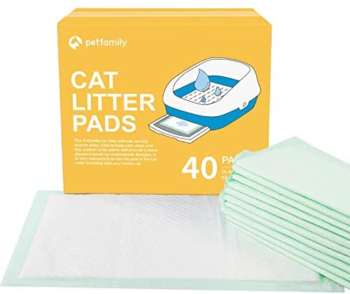 Petfamily Cat Litter Box Pads-Generic Refill for Tidy Cats Breeze Litter System,Litter Box Pads 16.9” x 11.4”-40 Count post thumbnail image