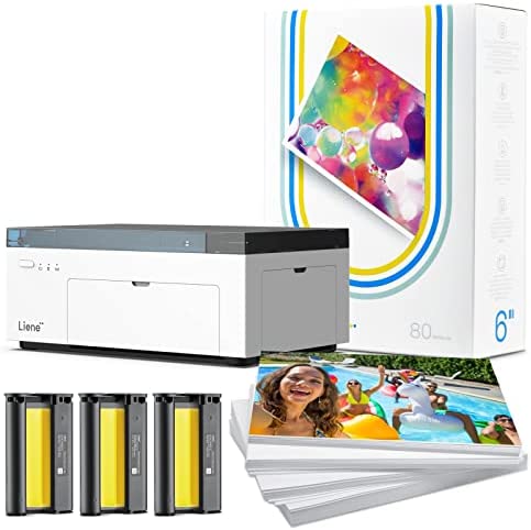 Liene 4×6” Photo Printer, Photo Printer (100 Sheets), Full-Color Photo, Portable Instant Photo Printer for iPhone, Thermal Dye Sublimation, Wi-Fi Picture Printer w/ 100 Sheets Paper & 3 Cartridges post thumbnail image