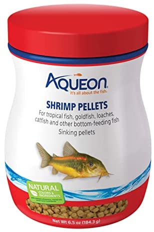 Aqueon Shrimp Pellets Sinking Food for Tropical Fish, Goldfish, Loaches, Catfish and Other Bottom Feeding Fish, 6.5 Ounces post thumbnail image