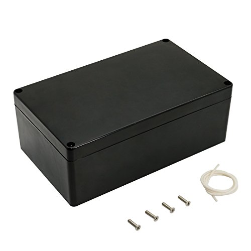 LeMotech Project Box ABS Plastic IP65 Waterproof Dustproof Electrical Junction Box Outdoor Enclosure for Electronics Black 7.87 x 4.72 x 2.95 inch (200 x 120 x 75 mm) post thumbnail image