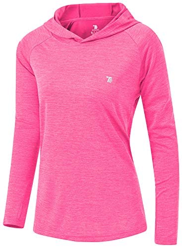 TBMPOY Womens UPF 50+ Sun Protection Hoodie Shirt Long Sleeve Fishing Hiking Outdoor UV Shirt Lightweight post thumbnail image