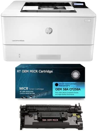 RT M404dn Laser Pro Monochrome Check Printer Bundle with 1 OEM Modified 58A CF258A MICR Toner Cartridge for Printing Business and Personal Checks (2 Items) post thumbnail image