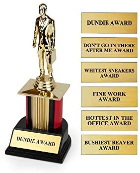 Toynk/Just Funky The Office Dundie Award Replica Trophy | Host Your Own The Office Dundies Awards Ceremony | Includes 6 Interchangeable Title Plates | Measures 8 Inches Tall post thumbnail image