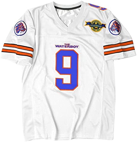 90s Football Jersey for Party,Bobby Boucher #9 The Waterboy Sandler 50th Anniversary Movie Football Jersey post thumbnail image