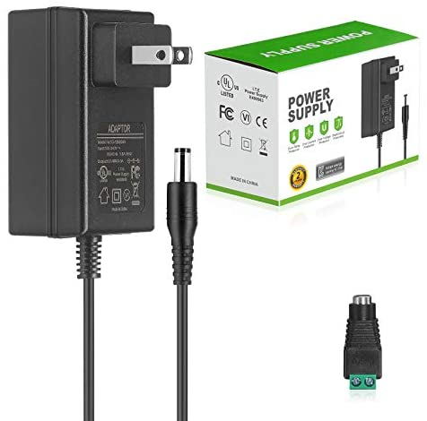 DUNZHITECH 12V 2A Power Supply Adapter 1 Pack 24W UL Certificate 110V AC to DC 12V Power Supply 12 Volt Transformer for LED Strip Light Driver CCTV Camera BT Speaker GPS 5.5mmx2.1mm US DC Plug post thumbnail image