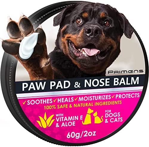 Natural Dog Paw Balm, Dog Paw Protection for Hot Pavement, Dog Paw Wax for Dry Paws & Nose, Canine Paw Moisturizer for Cracked Paws, Cream Butter for Cat, Dogs Paw Protectors, Paw Pad Lotion (2 oz) post thumbnail image