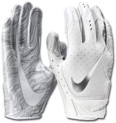 Men’s Nike Vapor Jet 5.0 Football Gloves White/Chrome Size Medium post thumbnail image