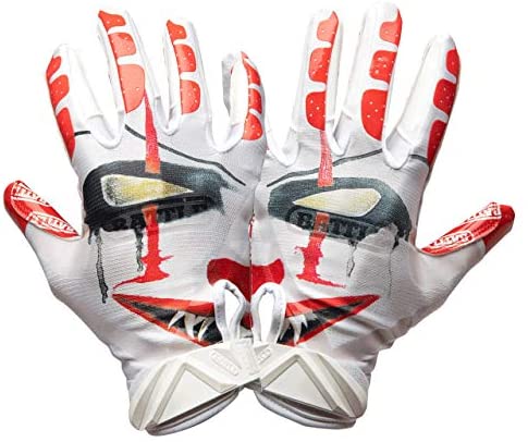 Battle Sports Clown Ultra-Stick Football Receiver Gloves for Adults post thumbnail image