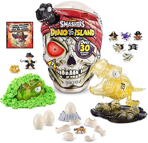 Smashers Dino Island Giant Skull (T-Rex) by ZURU, Easter Basket Stuffers, with Over 30 Surprises, Mini Eggs and Figurines, Prehistoric Discovery Toy, Dinosaur Toys, Slime, Sand and More Age 5+ post thumbnail image