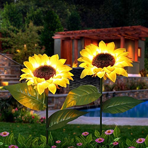 KITVONA Outdoor Sunflower Solar Garden Decor Yard Stake, 26” Decorative Lights for Garden Patio Porch Backyard (2 Pack) post thumbnail image