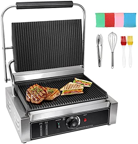 Dyna-Living Panini Press Sandwich Maker 2200W Electric Sandwich Press Grill Machine Non-Stick Commercial Kitchen Equipment for Making Panini Sandwiches, Steak, Hamburgers, Bacons or Chicken Chops post thumbnail image