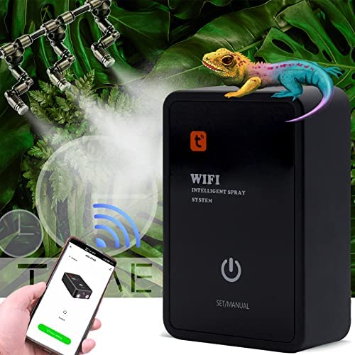 FOUDOUR Reptile Humidifiers With WiFi Remote Control Misting System for Reptile 3PCS 360°Adjustable Misting Nozzles for Terrariums Reptile Fogger with Timing Controller for Reptiles/Chameleons post thumbnail image