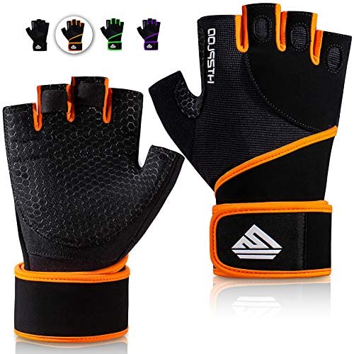 HTZPLOO Workout Gloves Gym Gloves Weight Lifting Gloves for Men Women with Full Palm Pad ,Strong Wrist Wraps Support,Enhanced Grip,for Fitness,Training,Weightlifting,Exercise post thumbnail image