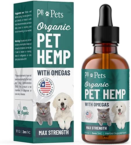 PB Pets Hemp Oil for Dogs and Cats – Organically Grown – Made in USA – Helps with Anxiety, Hip & Joint, Pain, Arthritis, and Stress – with Omega Complex (1-Pack) post thumbnail image