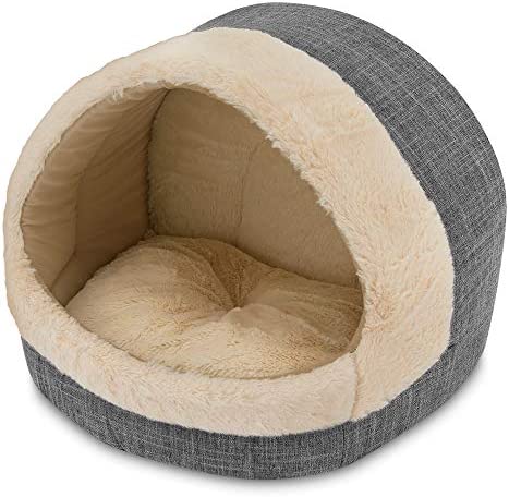 Cozy Cat Cave by Best Pet Supplies – Gray, 17 x 15 x 14 post thumbnail image