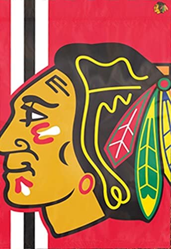 Party Animal NHL Chicago Blackhawks Unisex Chicago Blackhawks Bold Logo Banner – Indoor/Outdoor Flag, Team Color, 36″ x 24″ post thumbnail image