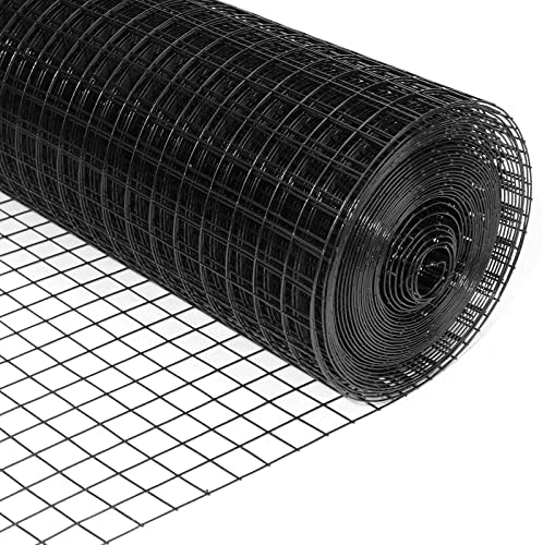 5’x50′ Hardware Cloth 19 Gauge Black Vinyl Coated Welded Fence Mesh for Home and Garden Fence and Home Improvement Project post thumbnail image