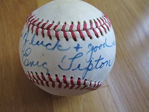 ERIC TIPTON “To Ken” Signed Vintage NL Feeney Baseball -Guaranteed Authentic post thumbnail image