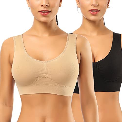 BESTENA Comfort Bra, 2 Pack Seamless Removable Pads Sleep Bras, Yoga Bra, Sports Bras for Women post thumbnail image