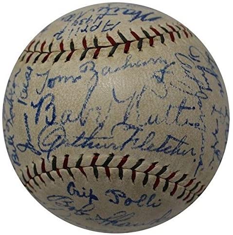 The Finest 1930 NY Yankees Team Signed Baseball Babe Ruth & Lou Gehrig JSA COA – Autographed Baseballs post thumbnail image