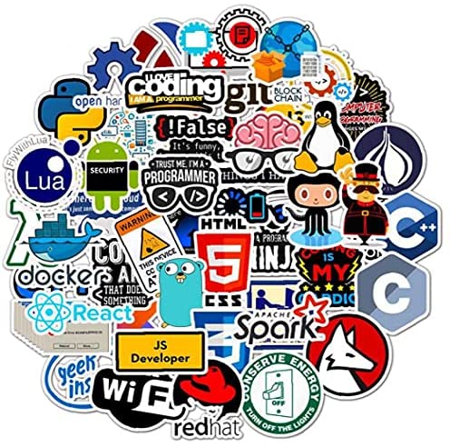 Froiny 50 Pcs Programming Sticker Technology Software Programs Data Computer Stickers for Geek Computer Laptop Phone Notebook Random Style post thumbnail image