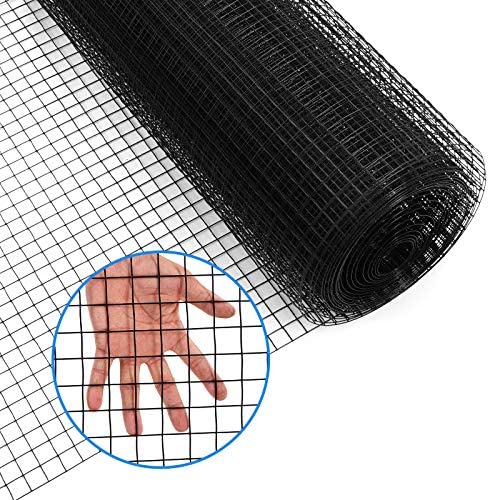 48” x 50′ 1/2inch Hardware Cloth 19 Gauge Black Vinyl Coated Welded Fence Mesh for Home and Garden Fence and Home Improvement Project (48” x 50′) post thumbnail image