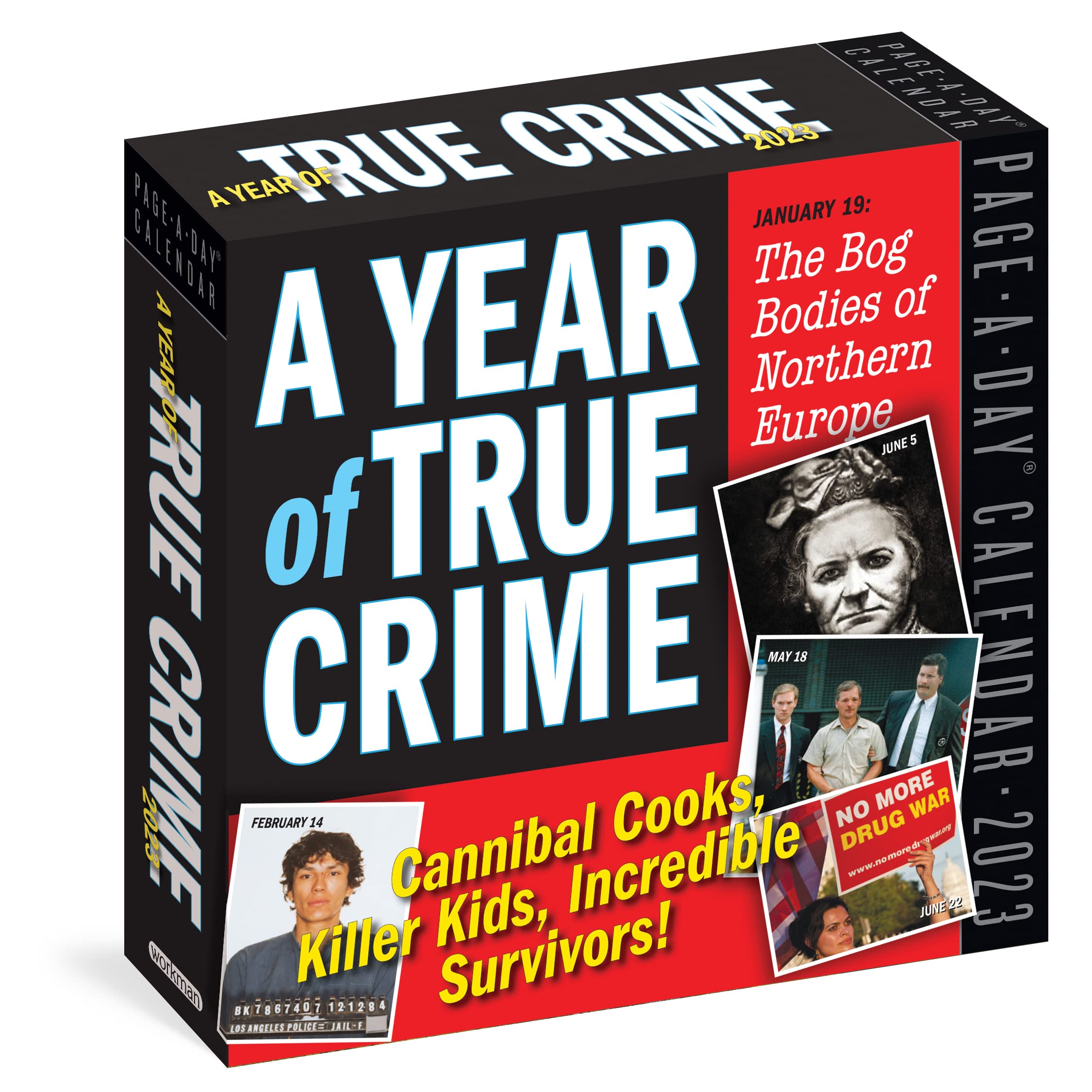 A Year of True Crime Page-A-Day Calendar 2023: Cannibal Cooks, Killer Kids, Incredible Survivors! post thumbnail image