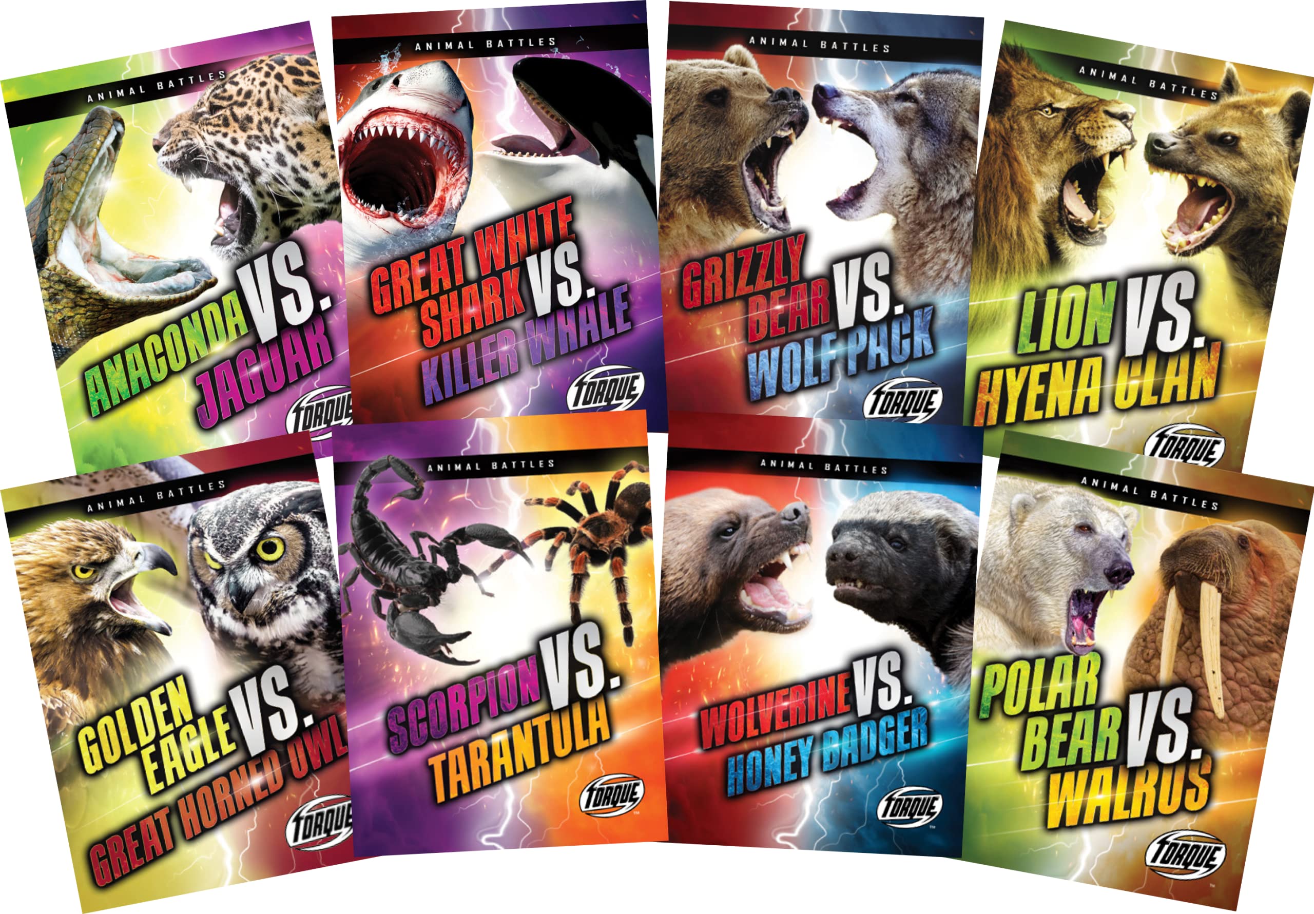 Animal Battles by Torque – 8 Book Bundle for Young Readers – Children’s Book Set for Early Readers – Epic Animal Battles – Paperback Bundle – Educational and Informative Non Fiction Books for Kids post thumbnail image