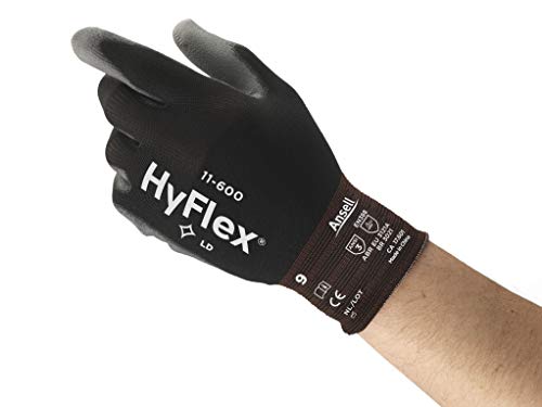 Ansell Hyflex 11-600 Work Gloves for Men and Women, Nylon, Extra-thin for High-Dexterity, Multi-purpose, Mechanics, Automotive, Industrial or Home-improvement field, Black, 12 Pairs post thumbnail image