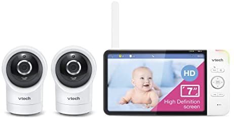 VTech RM7764-2HD 1080p Smart WiFi Remote Access 2Camera BabyMonitor, 360° Pan&Tilt, 10X Zoom, 7” 720p HD Display, HD NightVision, Soothing Sounds, 2-Way Talk, Temperature&Motion Detection, iOS&Android post thumbnail image