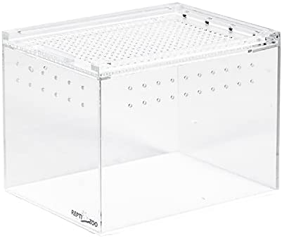 REPTI ZOO Magnetic Acrylic Case, 8x6x6 Inch Tall Long Enclosure Reptile Breeding Box Terrarium Cage for Tarantula Scorpion Sling Isopods Lizards Roach Invertebrates Insect Mantis post thumbnail image