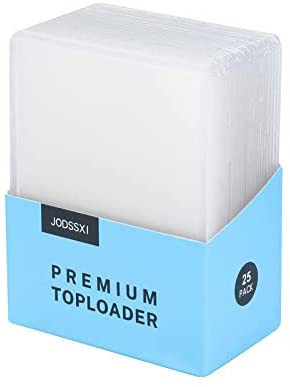 JODSSXI 25 Pcs Super Clear Regular Toploader for Standard Card Slightly Flexible 35pt Top Loader Card Sleeves Premium Hard Plastic Standard Card Protectors for MTG Cards YUGIOH Cards Sports Card post thumbnail image