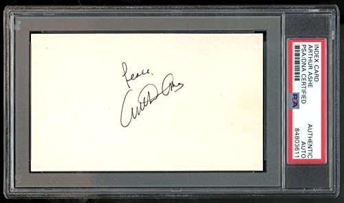 Arthur Ashe Signed Index Card Auto Autograph PSA Authentic ES941 – Autographed Tennis Photos post thumbnail image