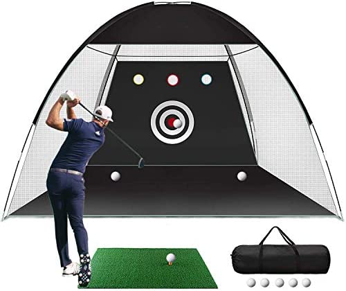 Golf Practice Net, 10x7ft Golf Hitting Training Aids Nets with Target and Carry Bag for Backyard Driving Chipping – 1 Golf Mat -5 Golf Balls – 1 Golf Tees- Men Kids Indoor Outdoor Sports Game post thumbnail image