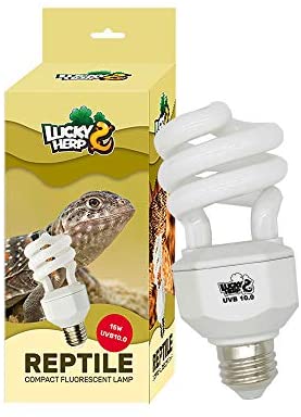 LUCKY HERP UVA UVB Reptile Light 10.0, Desert UVB 150 Compact Fluorescent Lamp 15W post thumbnail image