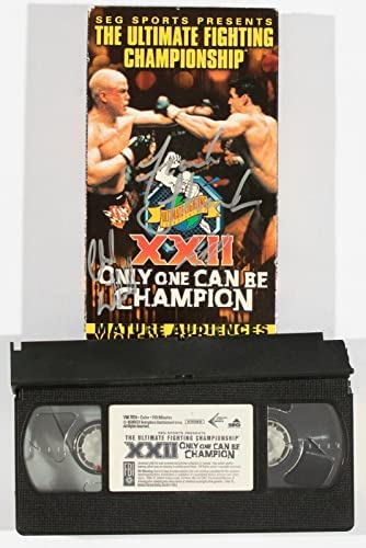 Chuck Liddell Frank Shamrock & Jens Pulver Signed UFC XXII 22 VHS Tape Autograph – Autographed UFC Miscellaneous Products post thumbnail image