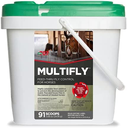 Formula 707 MultiFly Feed-Thru Fly Control Pellets for Horses – Palatable & Safe Fly Population Reduction (5 lb Bucket – 91 Servings) post thumbnail image