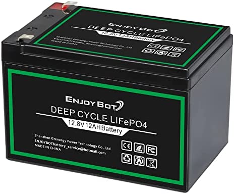 12V 12Ah Lithium Iron Phosphate Battery, Enjoybot Rechargeable LiFePO4 Deep Cycle Battery with BMS Perfect for Kid Scooters, Fish Finder, RV Camper, Lighting, Power Wheels… post thumbnail image